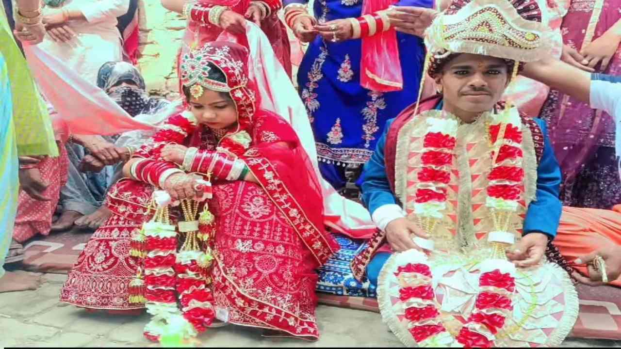 अनोखी जोड़ी के अनोखे फेरे, कैथल में प्रियंका-विक्रम की शादी बनी मिसाल, सोशल मीडिया पर छाई जोड़ी
