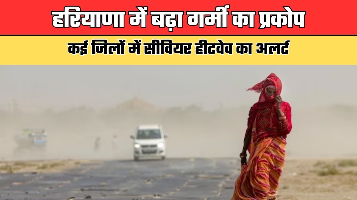 हरियाणा में बढ़ा गर्मी का प्रकोप, कई जिलों में सीवियर हीटवेव का अलर्ट