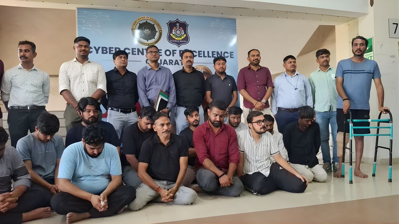 गुजरात पुलिस का साइबर ठगों पर बड़ा वार, 2289 करोड़ के फ्रॉड का पर्दाफाश; 638 आरोपी गिरफ्तार