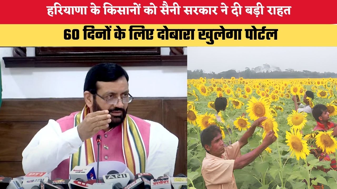 Haryana News: हरियाणा के किसानों को सैनी सरकार ने दी बड़ी राहत, सूरजमुखी की खेती करने वाले किसानों के लिए 60 दिनों के लिए दोबारा खुलेगा पोर्टल
