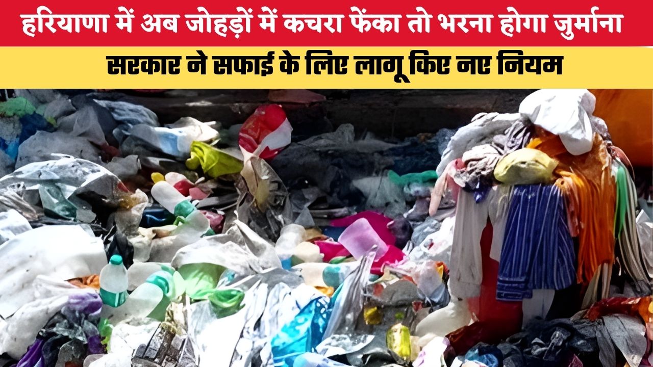 हरियाणा में अब जोहड़ों में कचरा फेंका तो भरना होगा जुर्माना, सरकार ने सफाई के लिए लागू किए नए नियम