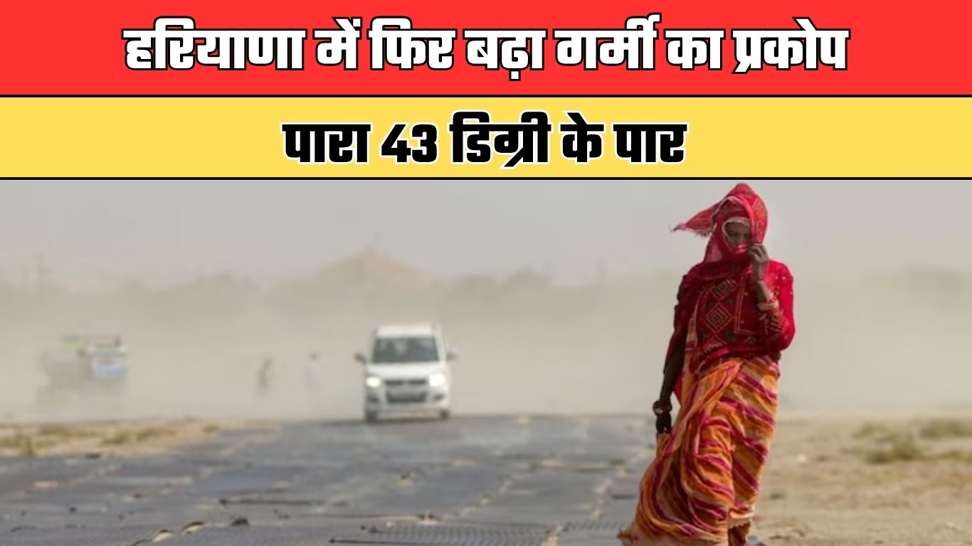 Haryana Weather: हरियाणा में फिर बढ़ा गर्मी का प्रकोप, पारा 43 डिग्री के पार