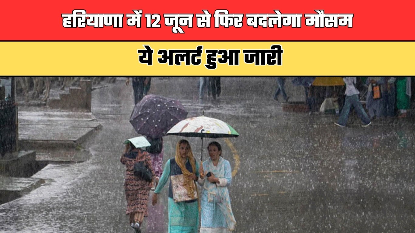 Haryana Weather: हरियाणा में 12 जून से फिर बदलेगा मौसम, ये अलर्ट हुआ जारी