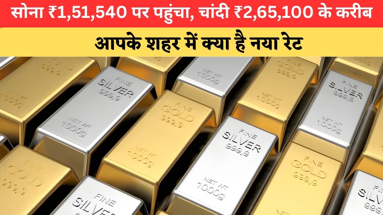 Today Gold-Silver Price: सोना ₹1.51 लाख के पार, चांदी ने भी लगाई लंबी छलांग; जानें आज 16 जून का ताजा रेट