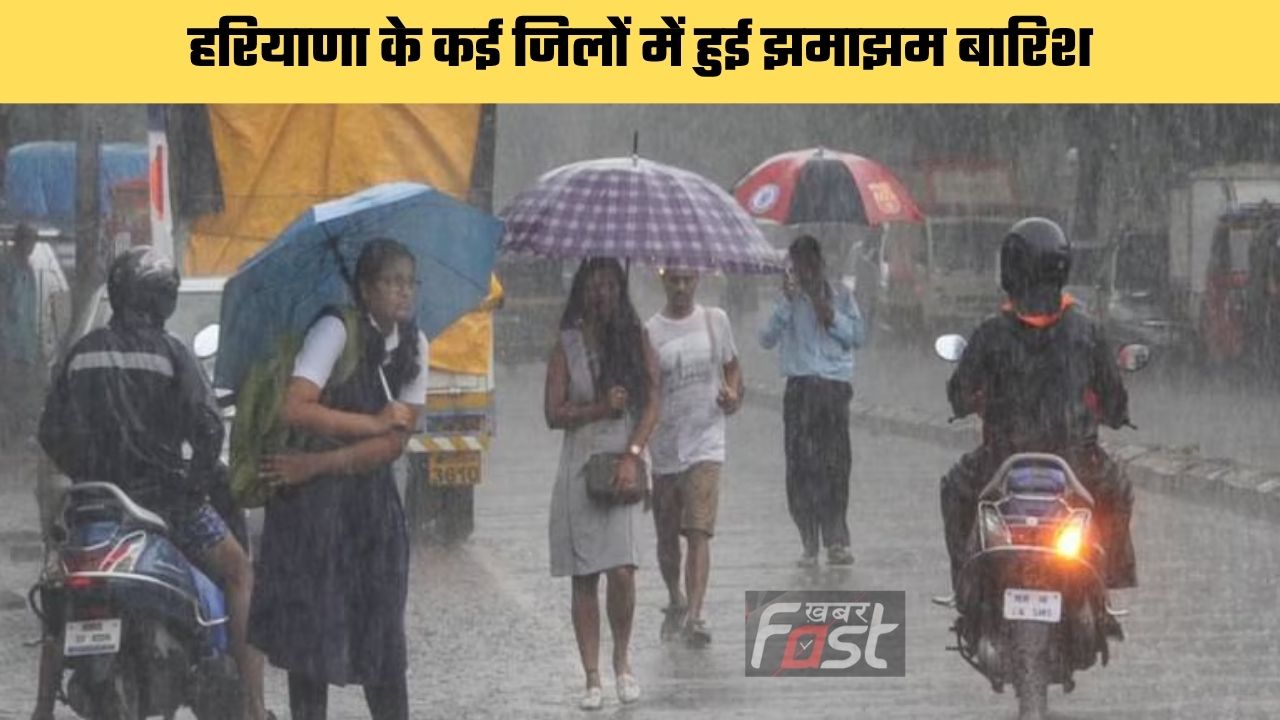 Haryana Weather : हरियाणा के कई जिलों में हुई झमाझम बारिश, विभाग ने जारी किया अलर्ट