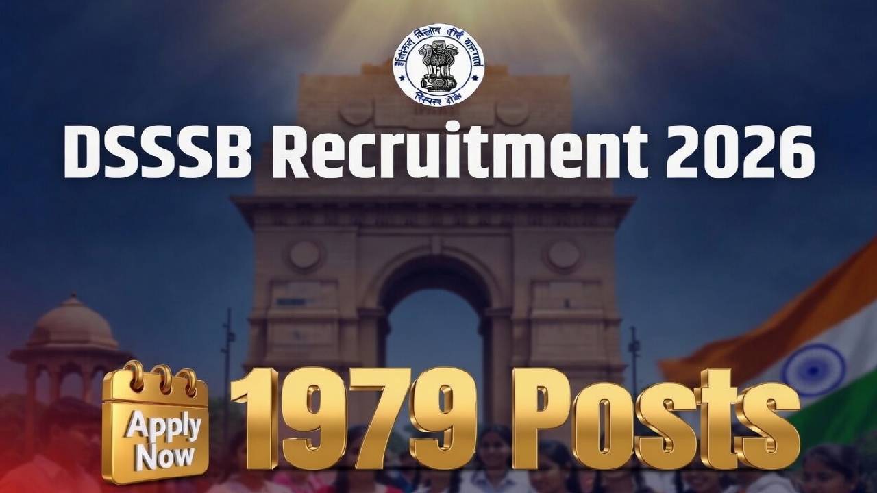 DSSSB Recruitment 2026: DSSSB ने निकाली 1979 पदों पर भर्ती, आज से आवेदन शुरु; यहां देखें पूरी डिटेल्स