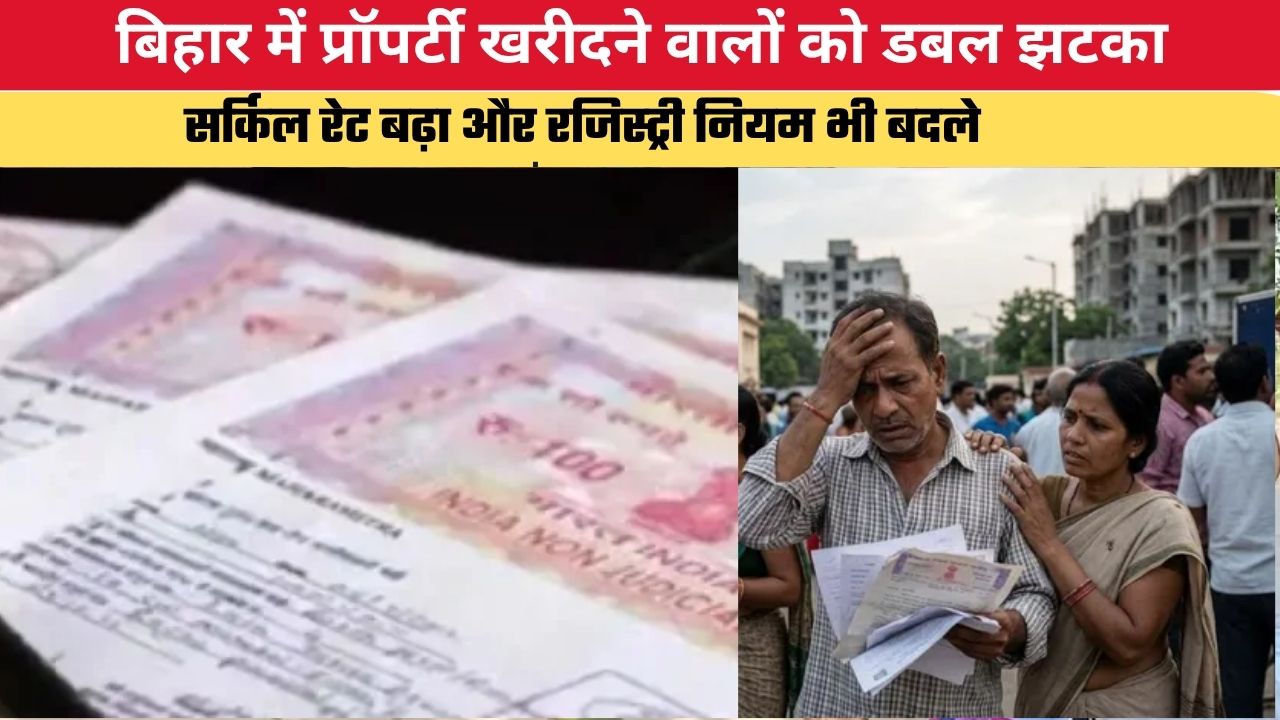 Bihar News: बिहार में प्रॉपर्टी खरीदने वालों को डबल झटका, सर्किल रेट बढ़ा और रजिस्ट्री नियम भी बदले