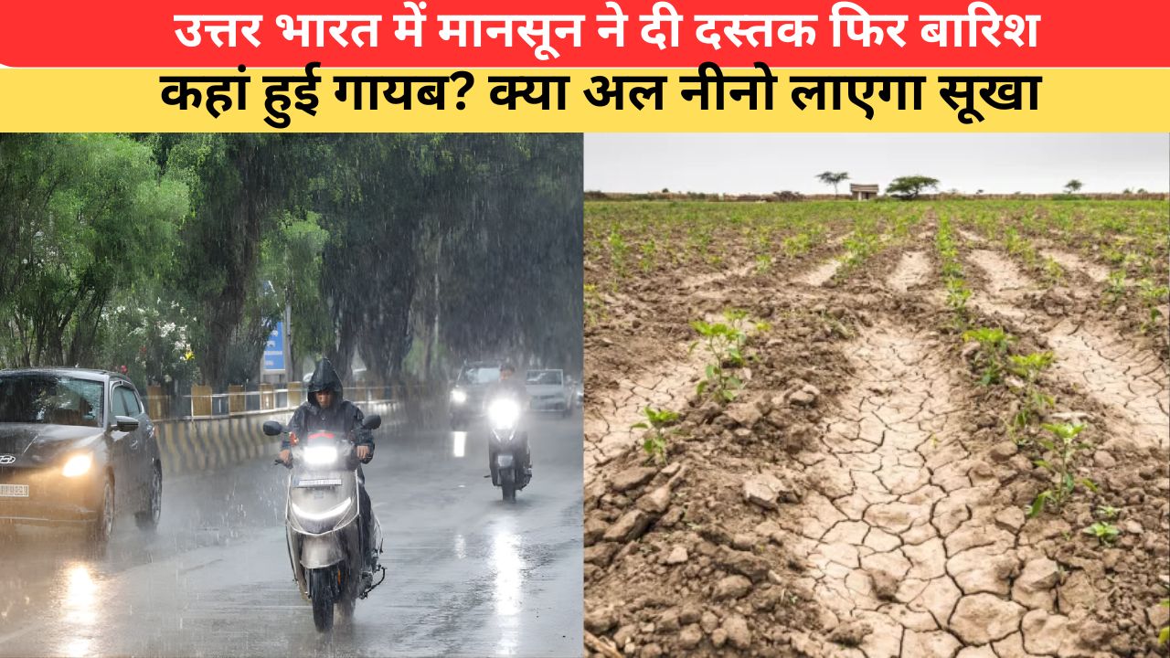 उत्तर भारत में मानसून ने दी दस्तक फिर बारिश कहां हुई गायब? क्या अल नीनो लाएगा सूखा