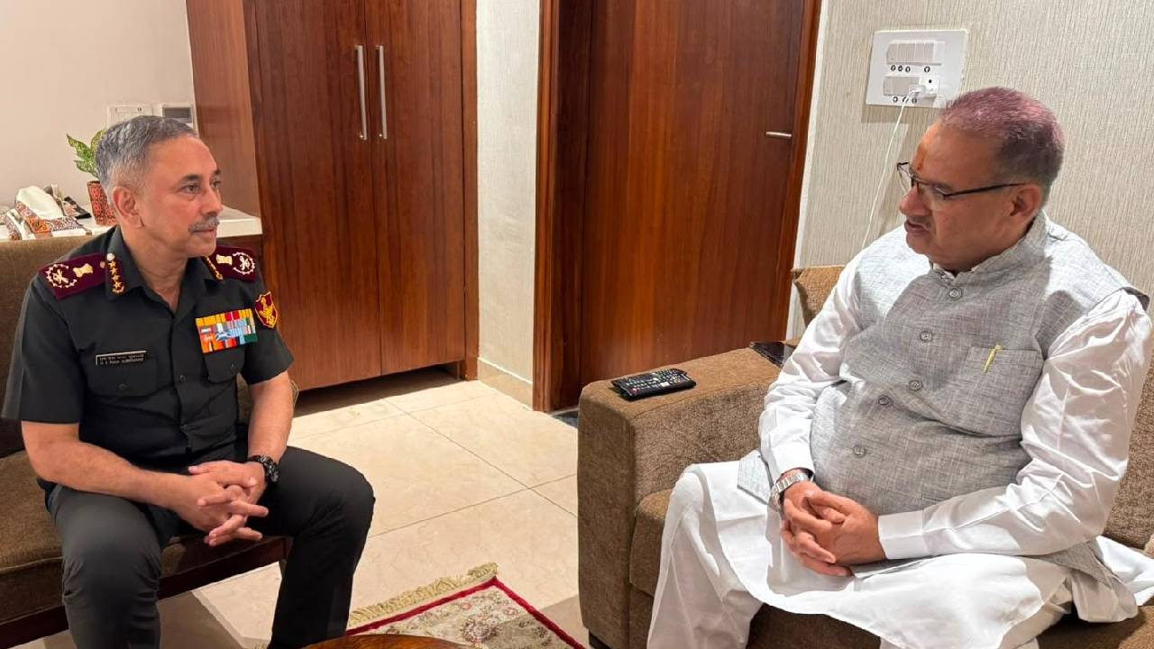 CDS जनरल एनएस राजा सुब्रमणि और कैबिनेट मंत्री गणेश जोशी की हुई मुलाकात, सेना की विरासत पर विस्तृत चर्चा हुई