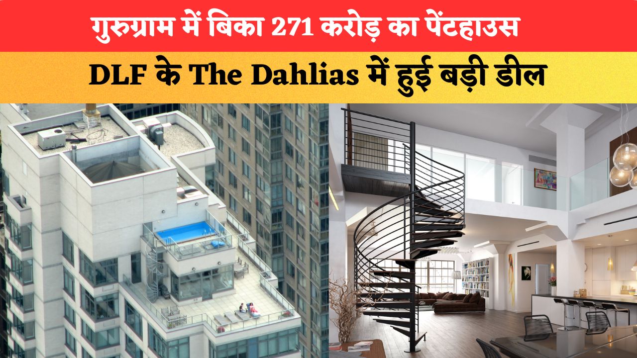 गुरुग्राम में बिका 271 करोड़ का पेंटहाउस, DLF के The Dahlias में हुई बड़ी डील