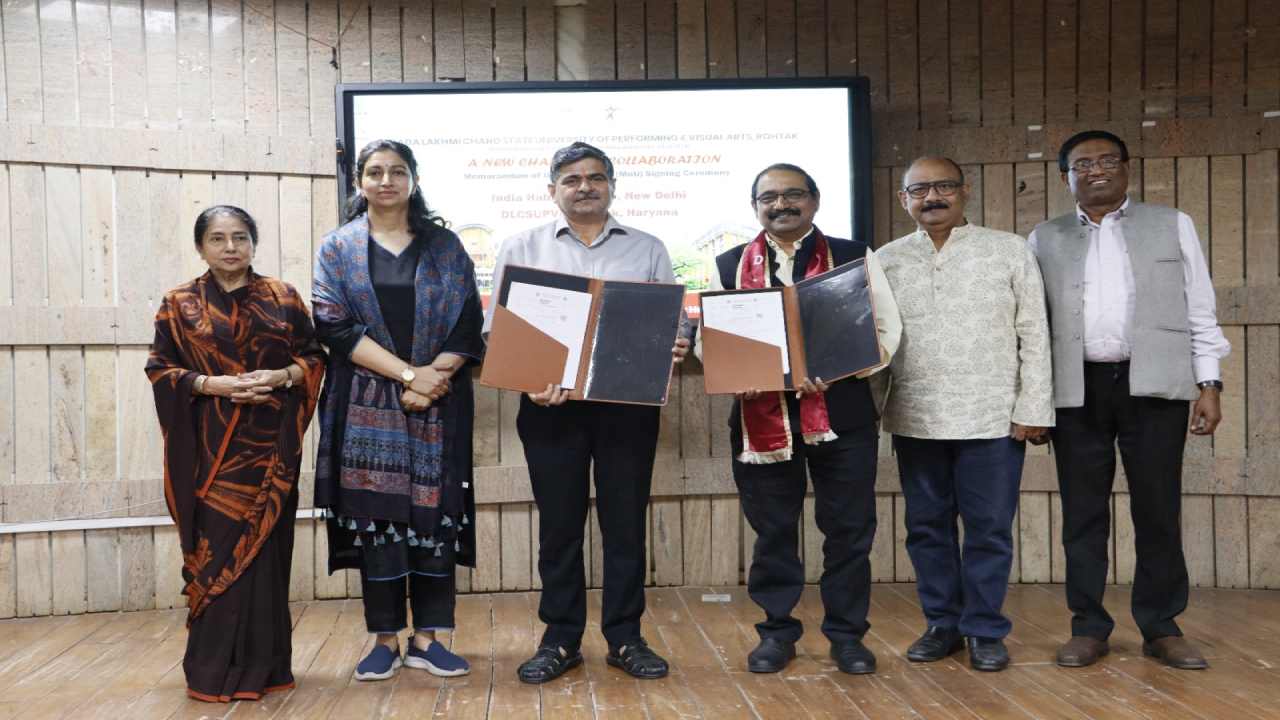 Haryana News: रोहतक की SUPVA और इंडिया हैबिटेट सेंटर के बीच समझौता, दिल्ली में मिलेगा मंच