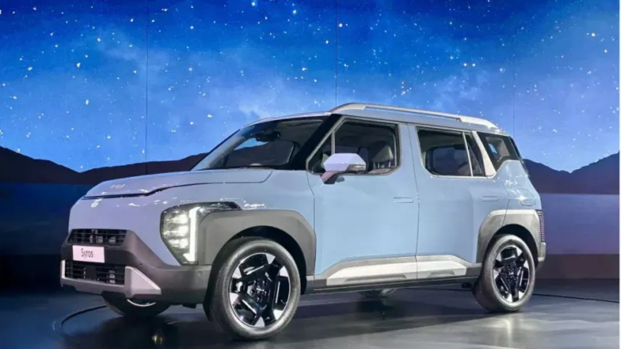 Kia Syros EV भारत में लॉन्च...कीमत 13.49 लाख रुपये से शुरू, एक बार चार्ज में 526 किमी तक चलेगी
