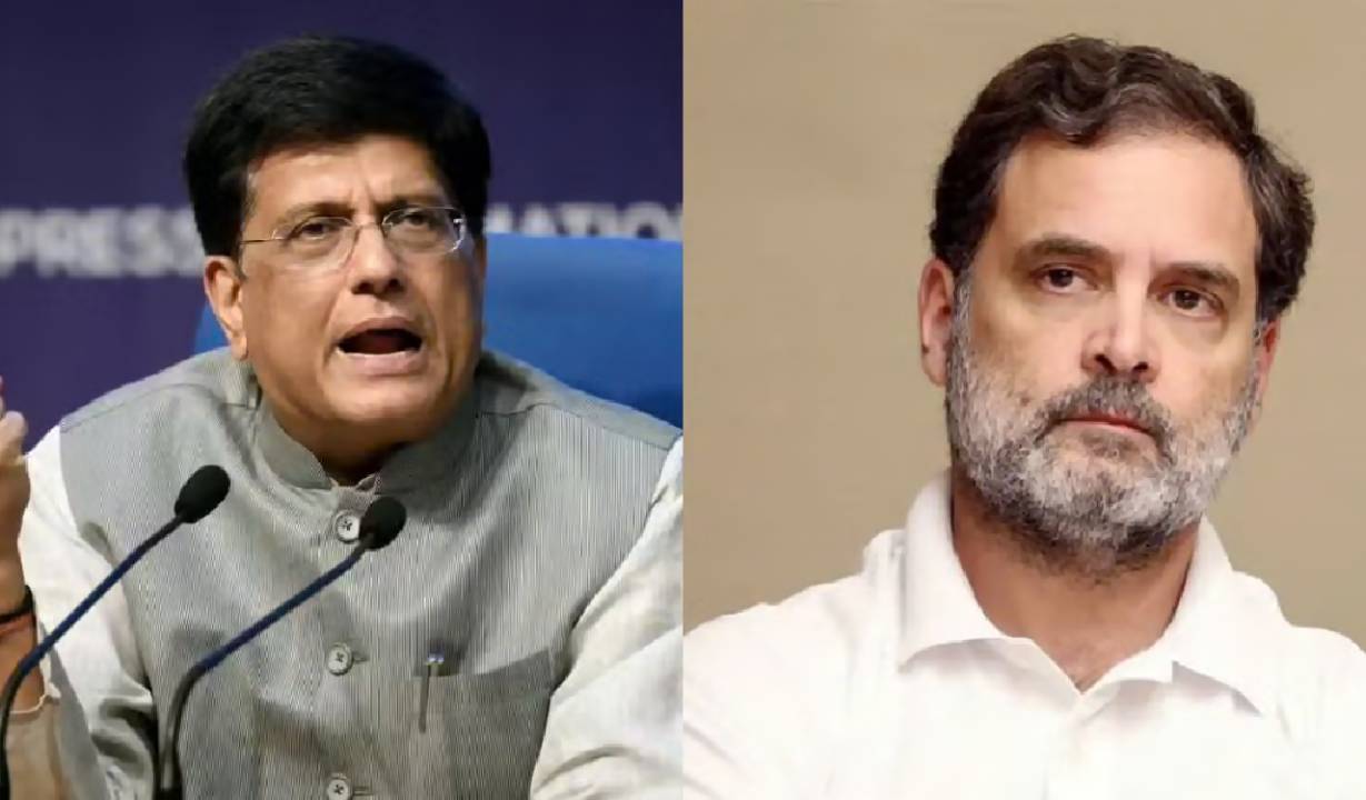 राहुल गांधी पर पीयूष गोयल का पलटवार, टीएन शेषन से एमएस गिल तक के नाम गिनाकर कांग्रेस को घेरा