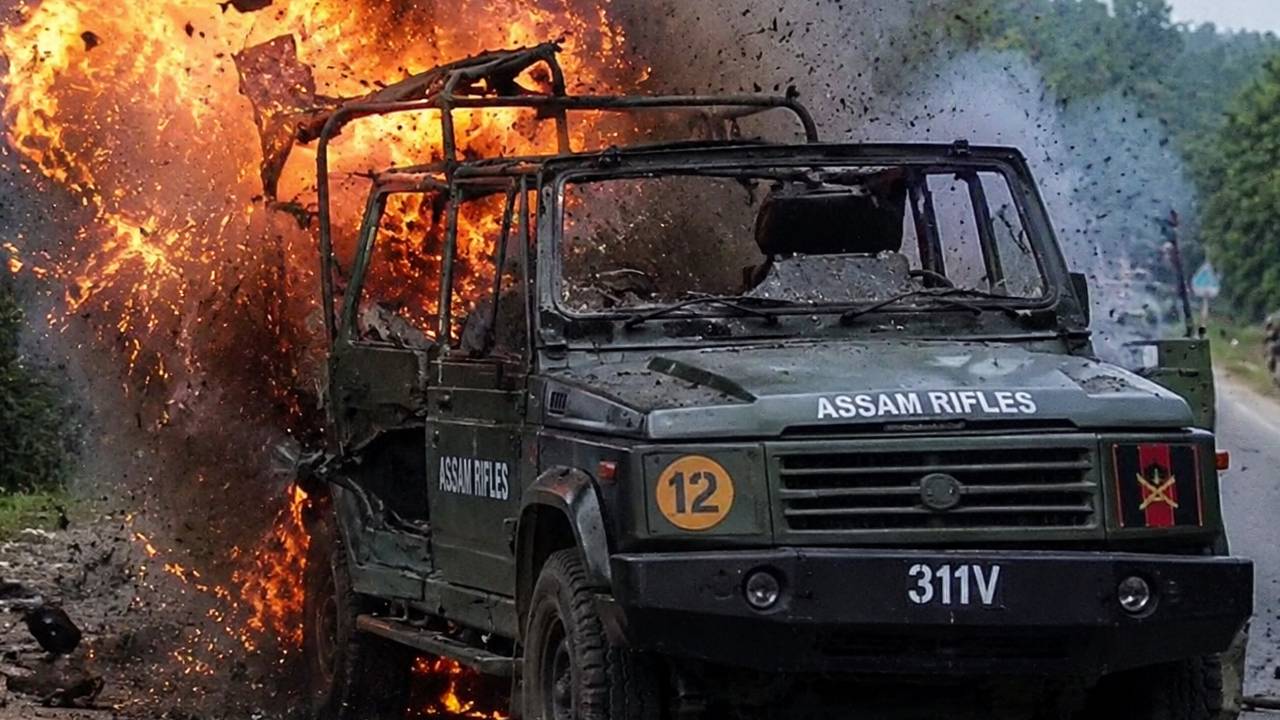 नागालैंड में दर्दनाक हादसा, असफ राइफ्ल की गाड़ी में विस्फोट; एक जवान शहीद