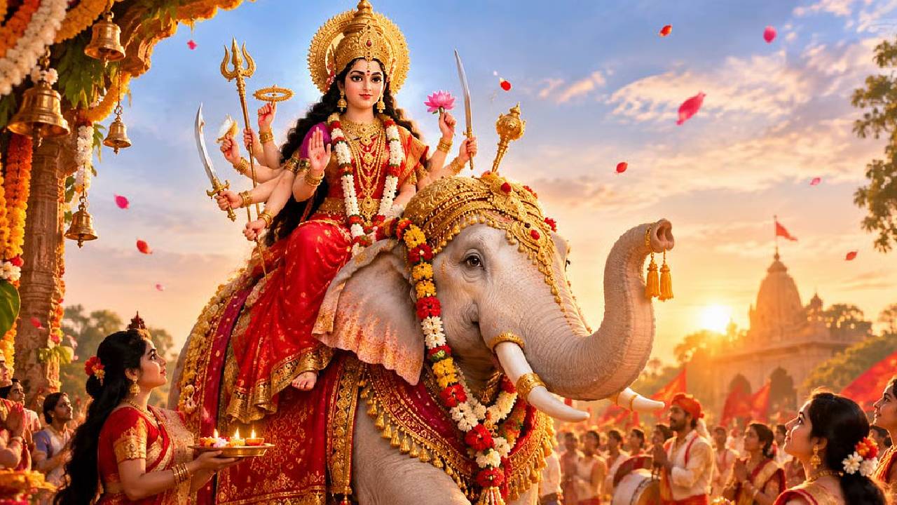 नवरात्र में हाथी पर होगा देवी के आगमन,  3 राशियों पर बरसेगी मां दुर्गा की विशेष कृपा; धन-करियर में मिलेगा लाभ