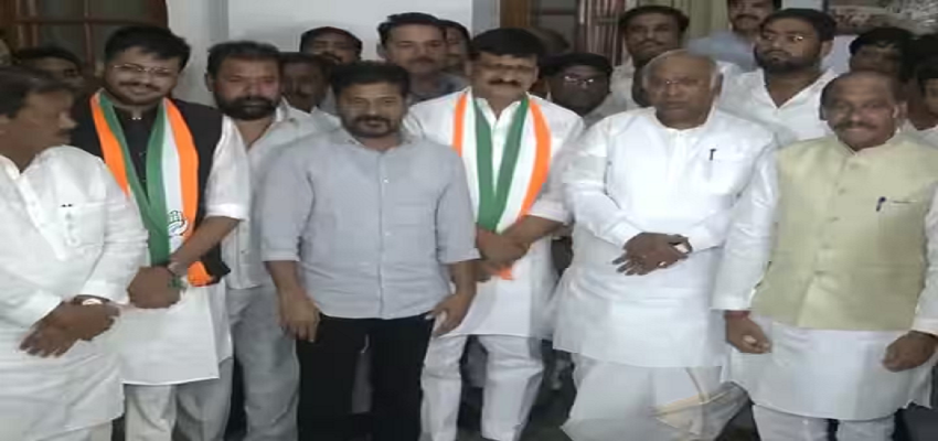 तेलंगाना विधानसभा चुनाव से पहले BRS पार्टी को बड़ा झटका, इन तीन नेताओं ने थामा कांग्रेस का हाथ