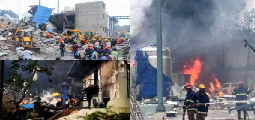 तेलंगाना के केमिकल प्लांट विस्फोट में अबतक 34 की गई जान, मृतकों की संख्या में हो सकता है इजाफा