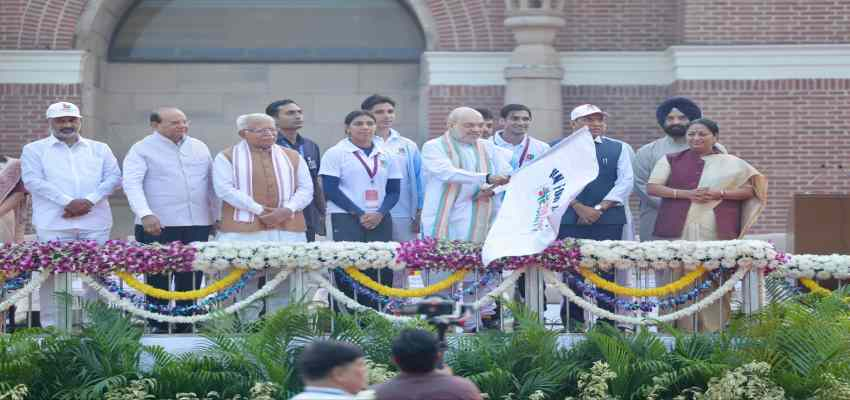 एकता दिवस पर अमित शाह ने एकता दौड़ को हरी झंडी दिखाई, विपक्ष पर कसा तंज