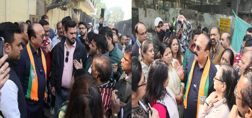 दिल्ली में सफाई व्यवस्था सुधारने के लिए बड़ा कदम, शहरी विकास मंत्री आशीष सूद ने  ने विष्णु गार्डन क्षेत्र का किया निरीक्षण