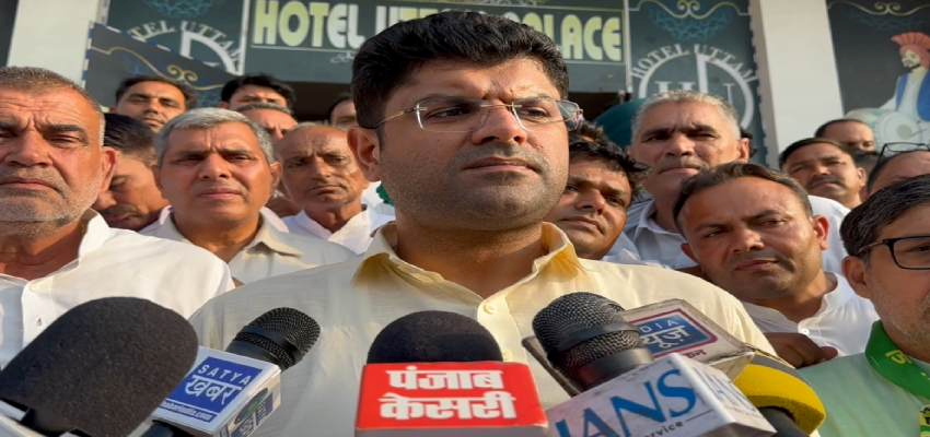 HARYANA NEWS: शाहाबाद में दुष्यंत चौटाला, कानून व्यवस्था पर सरकार को घेरा, कहा-  जमीन पर कोई ठोस कार्रवाई नहीं होती