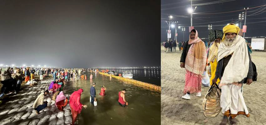 Magh Mela 2026: पौष पूर्णिमा स्नान से माघ मेले 2026 का शुभारंभ, त्रिवेणी संगम पर श्रद्धाओं ने लगाई आस्था की डुबकी; गूंजे हर-हर गंगे के जयकारे