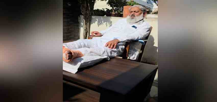 HARYANA NEWS: अनिल विज के जज्बे का सलाम, अंदाज़ देख समर्थकों के बीच चर्चा का विषय बने कैबिनेट मंत्री