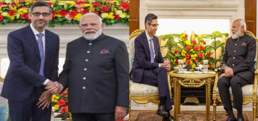 पीएम मोदी ने की सुंदर पिचाई के साथ बैठक, भारत की AI सहित इन मुद्दों को लेकर हुई चर्चा