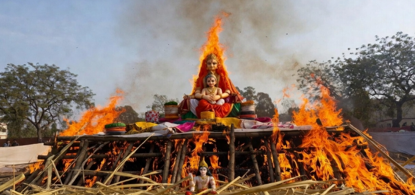 Holika Dahan 2026: वरदान के बावजूद होलिका का अंत, लेकिन प्रहलाद की बच गई जान, आखिर कैसे?