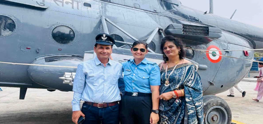 लगातार 9 बार फेल...फिर लहराया जीत का परचम, बारां की ऋषिना बनीं जिले की पहली महिला फ्लाइंग ऑफिसर