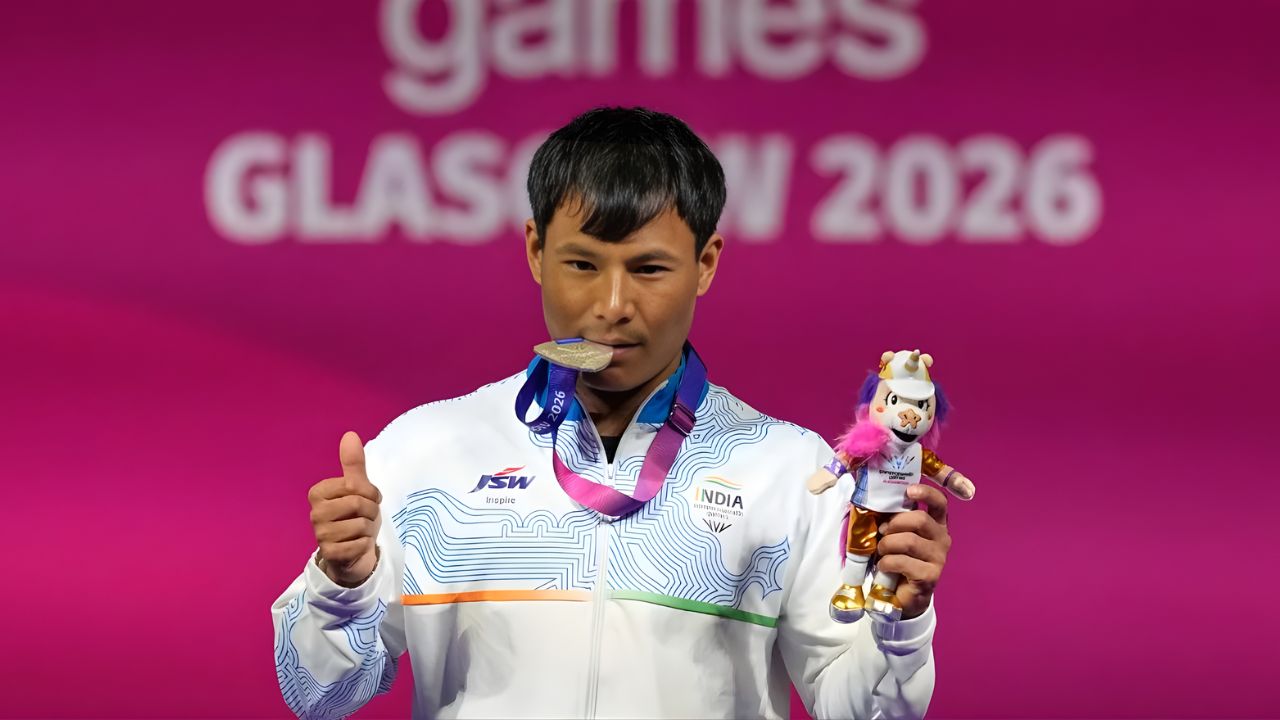 भारत के ऋषिकांत सिंह का कॉमनवेल्थ गेम्स 2026 में बड़ा कारनामा, पुरुषों के 60KG वेटलिफ्टिंग वर्ग में जीता सिल्वर मेडल