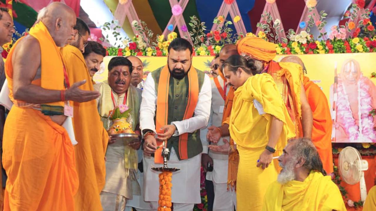 रामानुजाचार्य सहस्राब्दी महोत्सव का CM सम्राट ने किया शुभारंभ, मंदिर के जीर्णोद्धार का किया उल्लेख