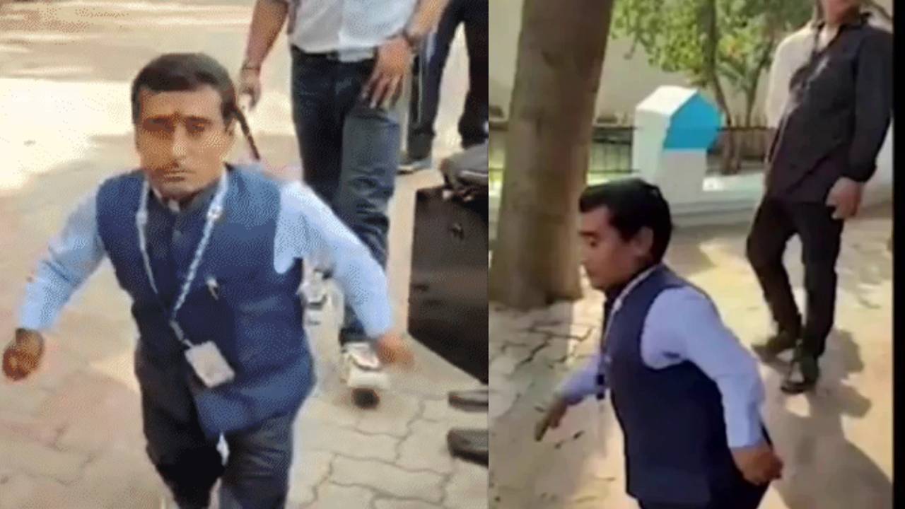 शिक्षक एमएलसी चुनाव में 42 इंच के प्रोफसर ने किया मतदान, लोगों को दिया ये खास संदेश