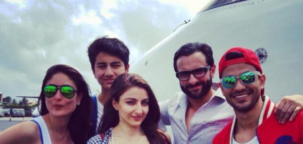 परिवार के साथ मालदीव में छुट्टियां मना रहे हैं सैफ और करीना