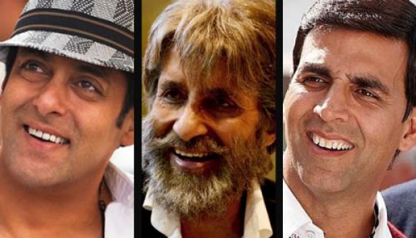 अमिताभ, अक्षय और सलामान सबसे कमाऊ एक्टरों में हुए शामिल