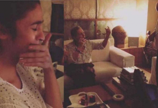 अपने जन्मदिन में दादा-दादी के इस अंदाज पर रोने लगी आलिया