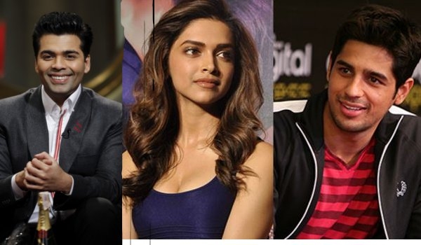 दीपिका और सिद्धार्थ को एक साथ फिल्म करनी चाहिये: करण