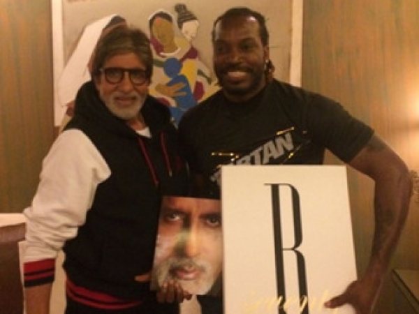 सेमीफाइनल से पहले बिग बी के घर पहुंचे क्रिस गेल