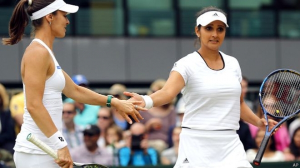 सानिया, फ़ेडरर और सेरेना क्वार्टर फ़ाइनल में पहुंचे