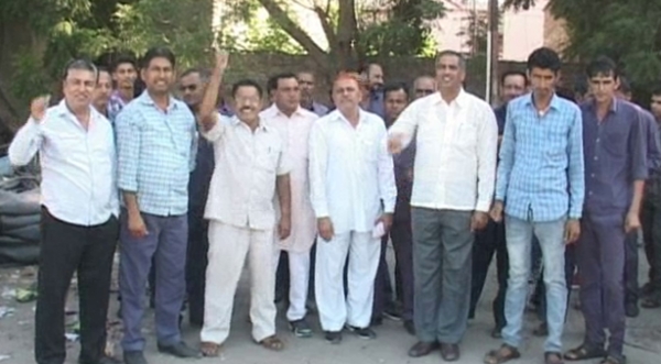 सिरसा : रोड़वेज कर्मचारियों ने किया विरोध प्रदर्शन