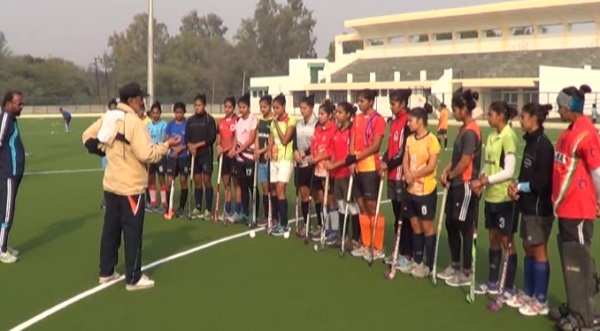 हिसार : सब जूनियर महिला हॉकी कैंप का आयोजन,30 महिला खिलाड़ियों ने लिया भाग 