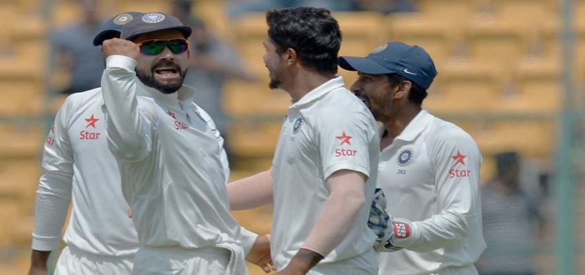 भारत-श्रीलंका टेस्ट सीरीज,तीसरा टेस्ट मैच ड्रॉ,भारत ने 1-0 से जीती सीरीज।