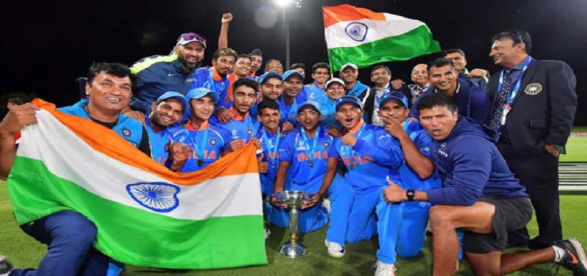 U-19 भारत ने चौथी बार जीता विश्व-कप।