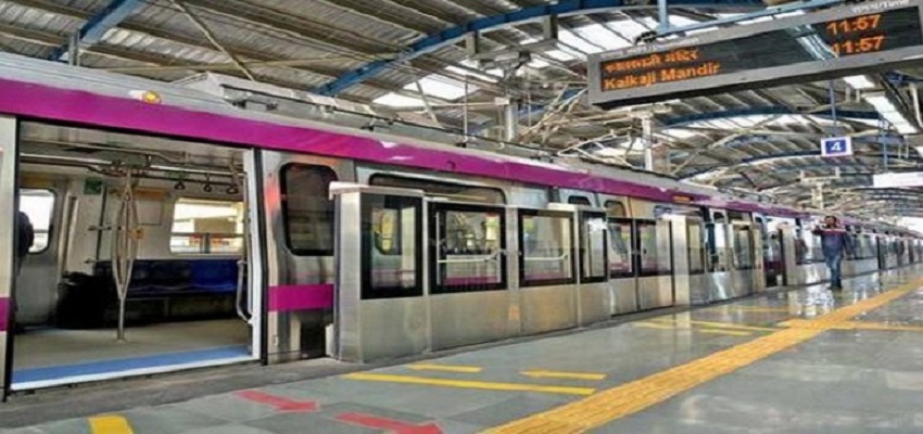 दिल्ली मेट्रो रेल कॉर्पोरेशन की मजेंटा लाइन का उद्घाटन आज।