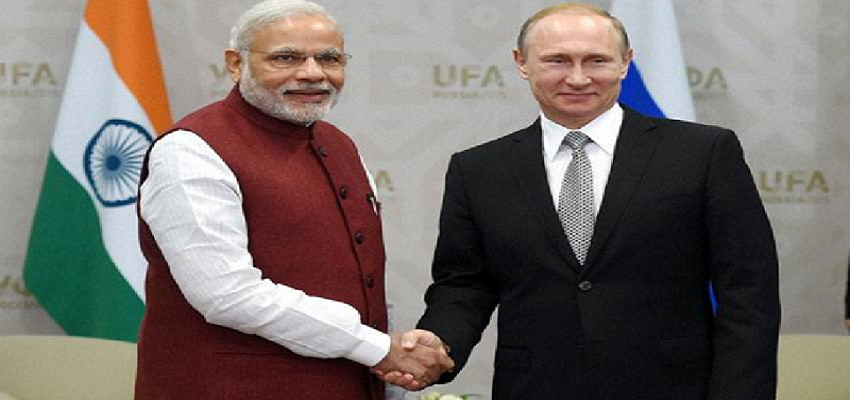 भारत दौरे पर रूस के राष्ट्रपति व्लादिमीर पुतिन।