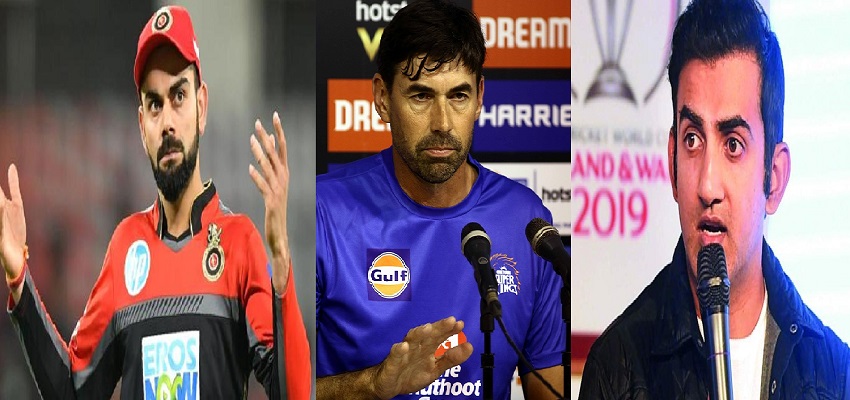 विराट के बचाव में आए स्टीफन फ्लेमिंग  ने गौतम गंभीर को दिया जवाब