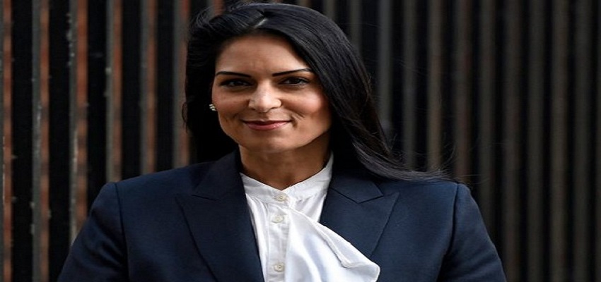 भारतीय मूल की ब्रिटिश गृह मंत्री बनी प्रीति पटेल।