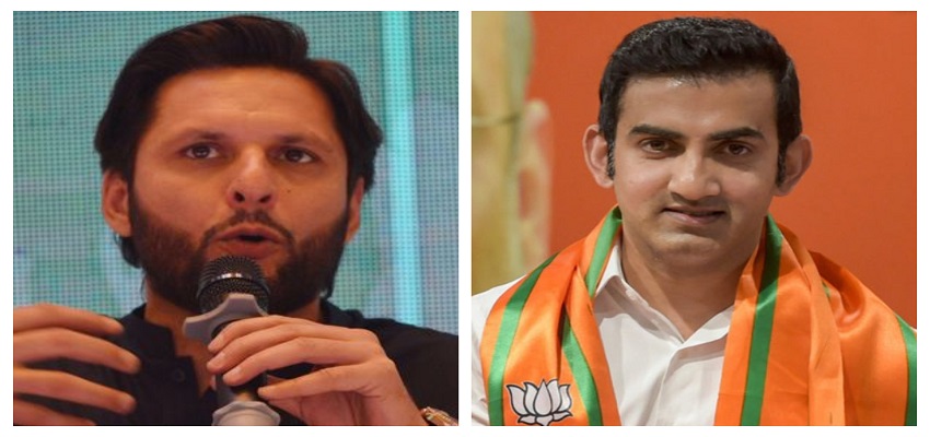 गंभीर ने शाहिद अफरीदी को दिया जवाब