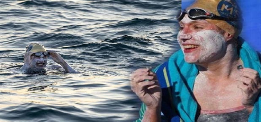 कैंसर के बाद भी महिला तैराक ने बनाया वर्ल्ड रिकॉर्ड