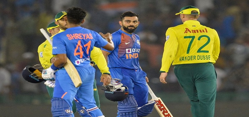 दक्षिण अफ्रीका ने भारत को हराकर सीरीज में की बराबरी