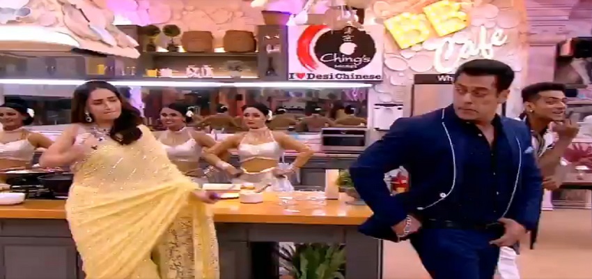 बिग बॉस के घर को देख इंप्रेस हुईं माधुरी दीक्षित